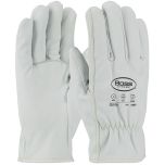 AR/FR Top Grain Goatskin Leather Drivers Glove with Kevlar® Lining - Straight Thumb, Natural, L
