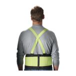 High Visibility Lime Yellow Back Support Belt, Hi-Vis Yellow