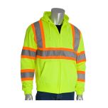 ANSI Type R Class 3 Two-Tone Hoodie, Hi-Vis Yellow