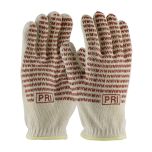 Double-Layered Cotton Seamless Knit Hot Mill Glove with Double-Sided EverGrip™ Nitrile Coating - 24 oz, Natural