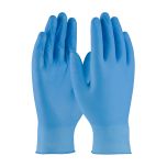 Disposable Nitrile Glove, Powder Free with Textured Grip - 4 mil, Blue, L 63-532PF/L