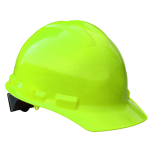 Granite™ Cap Style 4 Point Ratchet Hard Hat - Hi-Vis Green GHR4-GREEN-HV