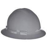 Quartz™ Full Brim 6 Point Ratchet Hard Hat - Dark Gray QHR6-DARK GRAY