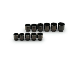 11 Pieces—12 Pt. Standard Impact Socket Set, 3/4" Drive Size, 11 Pieces 604