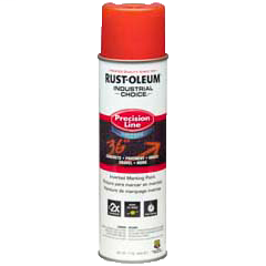Industrial Choice - M1800 System Water-Based Precision Line Marking Paint - Colors - Fluorescent Red