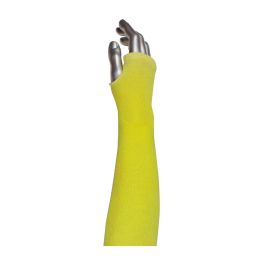 2-Ply Kevlar® Sleeve with Thumb Hole, Yellow, 10" 10-KS10TO