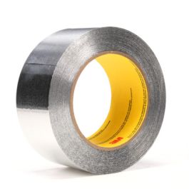 3M™ Aluminum Foil Tape 34383, Silver, 2 in x 60 yd, 4.5 mil, 24 Rolls/Case