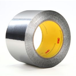 3M™ Aluminum Foil Tape 431, Silver, 23 in x 60 yd, 3.1 mil, 1 Roll/Case