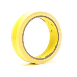3M™ Riveters Tape 695, Yellow with White Adhesive, 1 in x 36 yd, 3 mil, 36 Roll/Case