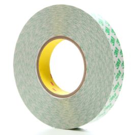 3M™ High Performance Double Coated Tape 9087, White, 1 in x 55 yd, 10.1 mil, 18 Roll/Case