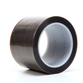 3M™ PTFE Film Tape 5490, Brown, 3 in x 36 yd, 3.7 mil, 3 Roll/Case