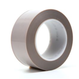 3M™ PTFE Film Tape 5481, Gray, 1 in x 36 yd 6.8 mil, 9 Roll/Case