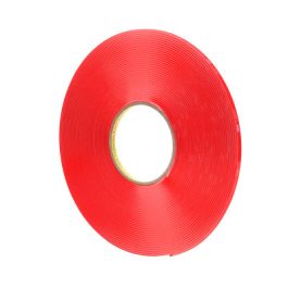 3M™ VHB™ Tape 4918F, Clear, 6 mm x 16 1/2 m, 2 mm, Film Liner, 12 Rolls/Case
