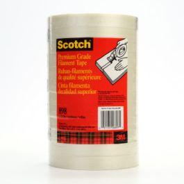 Scotch® Filament Tape 898, Clear, 18 mm x 55 m, 6.6 mil, 48 Roll/Case