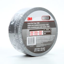 3M™ Value Duct Tape 1900, Silver, 1.88 in x 50 yd, 5.8 mil, 24 Rolls/Case,