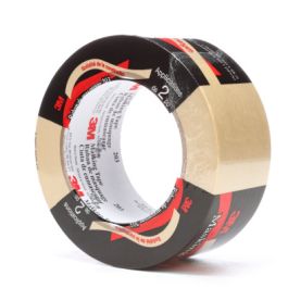 3M™ General Purpose Masking Tape 203, Beige, 48 mm x 55 m, 4.7 mil, 24 Roll/Case, Individually Wrapped Conveniently Packaged