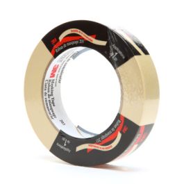 3M™ General Purpose Masking Tape 203, Beige, 24 mm x 55 m, 4.7 mil, 36 Roll/Case, Individually Wrapped Conveniently Packaged