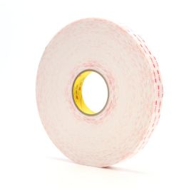 3M™ VHB™ Tape 4930, White, 1 in x 72 yd, 25 mil, 9 Roll/Case
