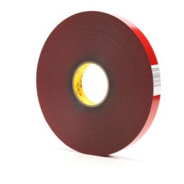 3M™ VHB™ Tape 4646, Dark Gray, 1 in x 72 yd, 25 mil, 9 Roll/Case