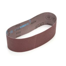 3M™ Cloth Belt 340D, 80 X-weight, 3 in x 24 in, Film-lok, Single-flex, 50 ea/Case
