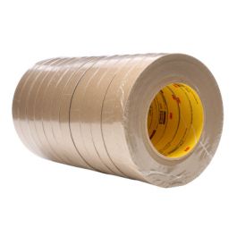3M™ Flatback Tape 2517, Medium Brown, 18 mm x 55 m, 6.5 mil, 48 Rolls/Case