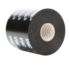 3M™ Scotchrap™ Vinyl Corrosion Protection Tape 50, 4 in x 100 ft, Printed, Black, 12 rolls/Case