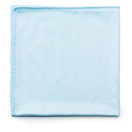 Executive Series Hygen Cleaning Cloths, Glass Microfiber, 16 x 16, Blue, 12/Carton