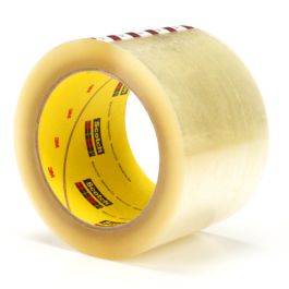 Scotch® Box Sealing Tape 375, Clear, 6 in x 500 yd, 2/Case