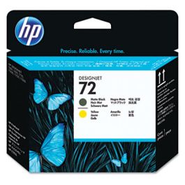 HP 72, (C9384A) Matte Black/Yellow Printhead