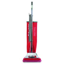 TRADITION Upright Vacuum SC888K, 12" Cleaning Path, Chrome/Red
