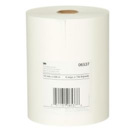 3M™ White Masking Paper, 06537, 6 in x 750 ft, 6 per case