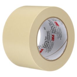 3M™ General Purpose Masking Tape 203, Beige, 72 mm x 55 m, 4.7 mil, 12 Roll/Case
