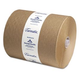 Hardwound Roll Towels, 8.25" x 700 ft, Brown, 6/Carton