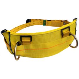 3M™ DBI-SALA® Derrick Tongue Buckle Positioning Belt with Pass-Thru Harness Connector 1000545, Yellow, X-Large