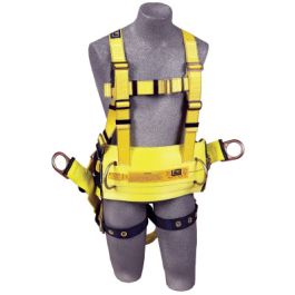 3M™ DBI-SALA® Delta™ Derrick Positioning/Suspension Safety Harness with Pass-Thru Belt Connector 1106107, X-Large