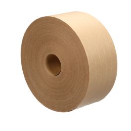 3M™ Water Activated Paper Tape 6146, Natural, Medium Duty Reinforced, 72 mm x 600 ft, 10/Case