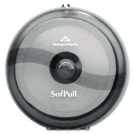 SofPull High-Capacity Center-Pull Tissue Dispenser, 10.5 x 6.75 x 10.5, Smoke