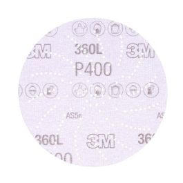 3M Xtract™ Film Disc 360L, 20888, P400 3MIL, 3 in, Die 300LG, 100/Carton, 500 ea/Case, Shrink Wrapped