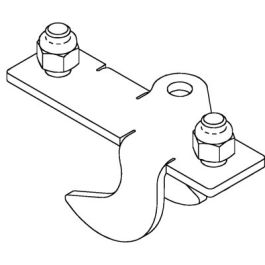 3M™ DBI-SALA® SecuraSpan™ Perpendicular I-Beam HLL Stanchion Intermediate Bracket 7400089, Order Separately, 1 ea