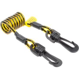 3M™ Clip2Clip Coil Tool Tether 1500059, 2 lb Capacity, 1.75 – 24 in, 10 ea/Pack