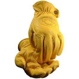 Gold Sheep Grain Drivers Gloves, Gold, L 1324-5