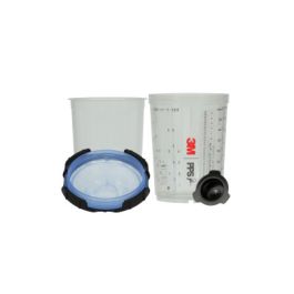 3M™ PPS™ Series 2.0 Spray Cup System Kit, 26312, Midi (13.5 fl oz, 400 mL), 125 Micron Filter, 1 kit per case