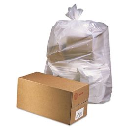 Industrial Drum Liner Rolls, 60 gal, 2.5 mil, 38" x 65", Clear, 50/Carton