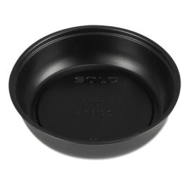 Polystyrene Portion Cups, 3.5 oz, Plastic, Black, 250/Bag, 10 Bags/Carton
