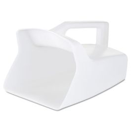 Bouncer Bar/Utility Scoop, 64 oz, Plastic, White