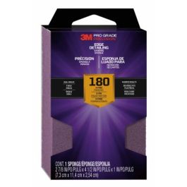 3M™ Pro Grade Precision™ Edge Detailing Dual Angle Sanding Sponge 24302TRIP-XFDA, 2 7/8 in x 4 1/2 in x 1 in, X-Fine, 12/cs