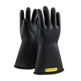 Class 2 Rubber Insulating Glove with Straight Cuff - 14", Black, 10 150-2-14/10