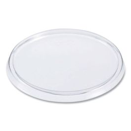 Non-Vented Cup Lids, Fits 10 oz to 14 oz Hot Cups/6 oz to 8 oz Food Containers/6 oz Bowls; Plastic, Clear, 1,000/Carton