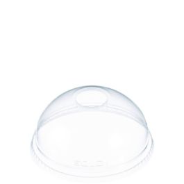 Ultra Clear Dome Cold Cup Lids, Fits 16 oz to 24 oz Cold Cups, Plastic, Clear, 1,000/Carton