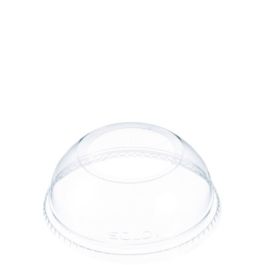 Open-Top Dome Lid, With 1.9" dia Hole, Fits 16 oz to 24 oz Cold Cups, Plastic, Clear, 1,000/Carton